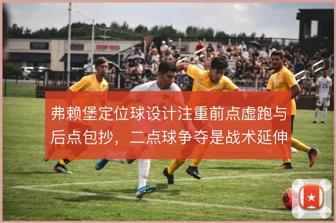 弗赖堡定位球设计注重前点虚跑与后点包抄，二点球争夺是战术延伸